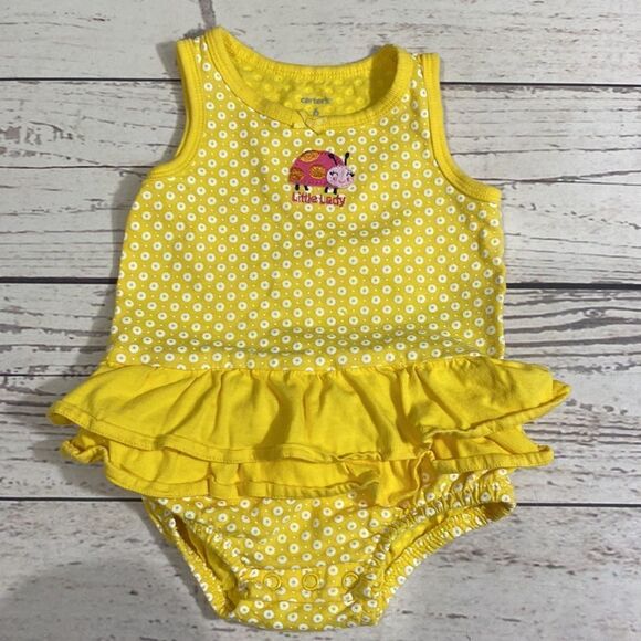 NWOT Bundle of 2 Infant Baby Girl Rompers Size 6M - Picture 3 of 7